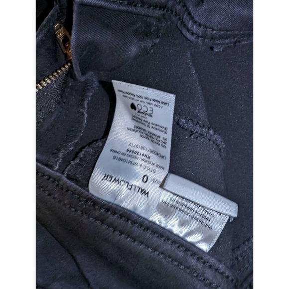 Wallflower Jeans Womens The Sassy High Rise Skinny Black Denim Stretch Comfort 0 - Picture 5 of 5
